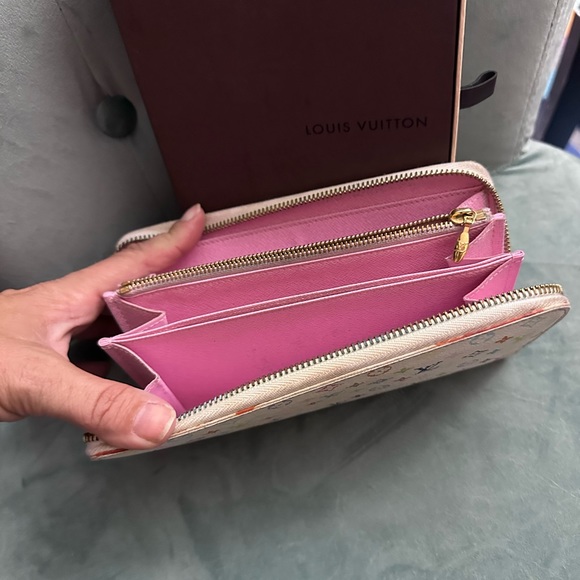 Louis Vuitton multi coloured full zippy long wallet - Picture 3 of 3